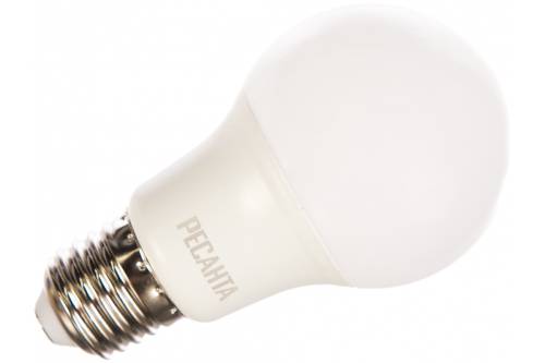 Лампа светодиодная LL-R-A60-9W-230-3K-E27 (груша, 9Вт, тепл., Е27) Ресанта