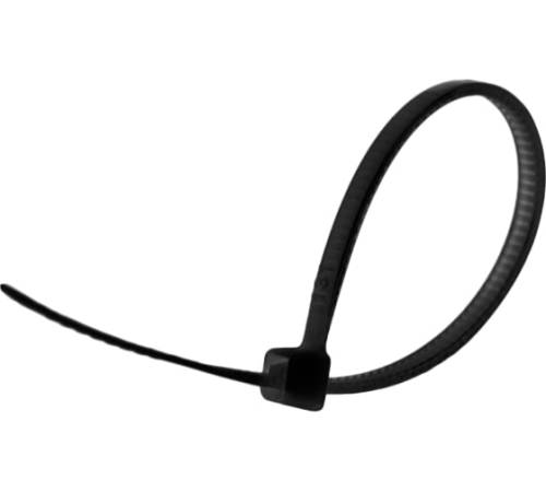 Стяжки кабельные нейлоновые 5x400 черные (100шт.) vertextools СНЧ-5-400