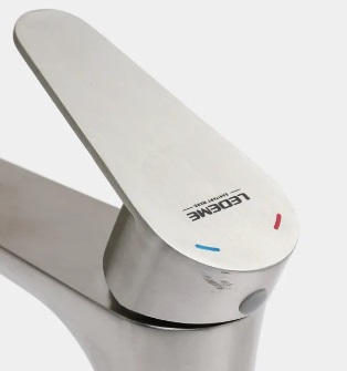 Ручка для смесителя Ledeme d35, нержавеющая сталь/сатин