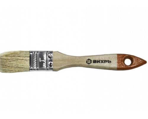 Кисть СТАНДАРТ 25 мм 1'' натуральная щетина Вихрь