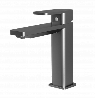 "ARGOTECH" Смеситель для умывальника 2544 ALMAZ однорычажный, d-25, алюминий монтаж - гайк