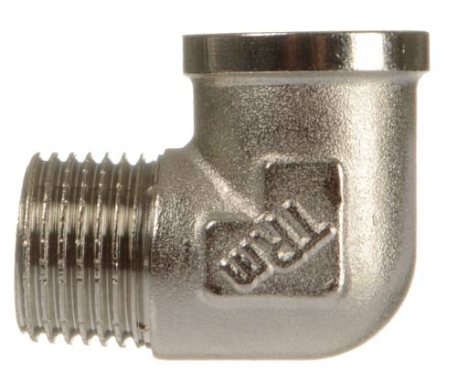 Уголок   1/2",  г-ш., никель лат. TRm 06132