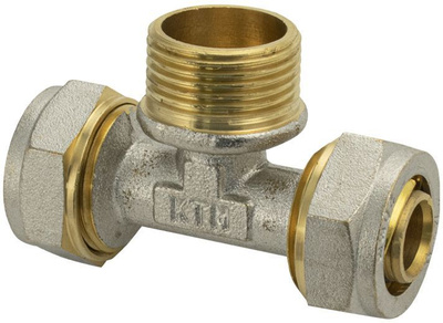 Тройник цанговый 32 x 1 x 32 нр, МП