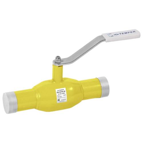 Кран стальной, сварной шар., газовый DN  32/  25 PN40 св.230мм Temper серия 382