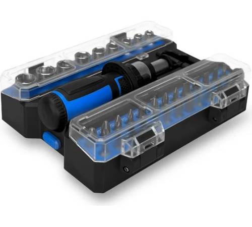 Набор бит 36 предметов, держатель реверсивный, головки 0033-36 vertextools 