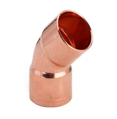 Медь.  Угол пайка 45 ГР двухраст. 22 мм Hailiang