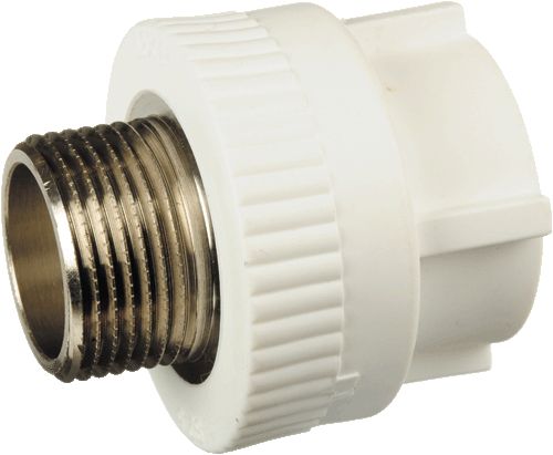 Муфта комб.  НАР. рез., 25*1/2", КРОСС ПП