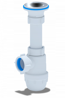 Сифон АНИ ВМ1000 ЮНГ, 1 1/4" х 32,с выпуском дл.винт