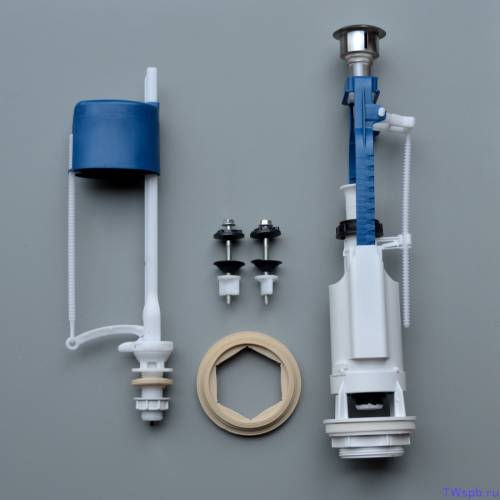 Арматура д/унит. 105.57.14.3 (69.57.14.3) Псков, 1/2", ниж. подв., кн., хром, креп.гайка и прокл.