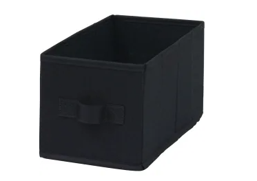 Короб Spaceo Paris 15х31х15 см 6.9 л полиэстер цвет чёрный