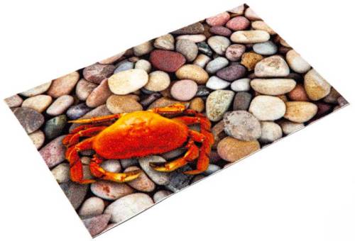 Коврик придверный велюр 45 х75 см "Краб" (Velour doormat)