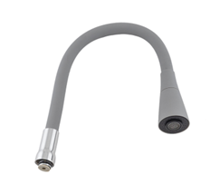 Излив для кухни гибкий серый с 2-х режимной насадкой аэратор-душ №6 