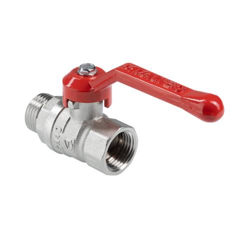 Кран шар. 3/4" г-ш (PN40) рычаг, ник. лат. VALTEC СТАНДАРТ