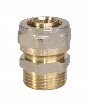 Патрубок цанговый 20 x 3/4 нр, МП