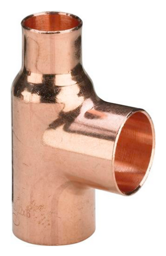 Медь. Тройник - пайка 28 х 18 х 22 мм Viega, Sanha
