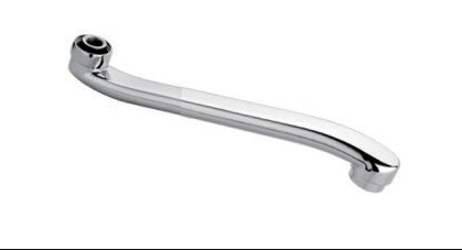 Излив плоский для ванны, S-образный, 30 см, LEDEME L30S