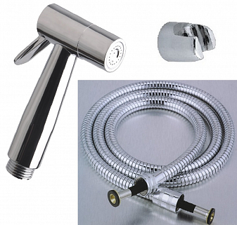 Набор для биде Angel, лейка, шланг, кронштейн. блистер "ARGOTECH"