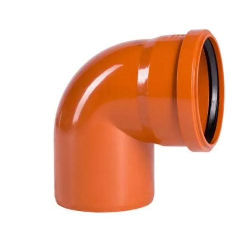 ОТВОД  наружный  160 мм , 87 град., ПВХ VALFEX