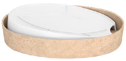 Мыльница BEROSSI "Art Deco" 73387 nature