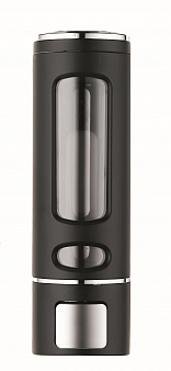 Дозатор для жидкого мыла "B" чёрный, 400 мл, коробка,"ARGO" 