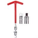 Ключ свечной 16мм с карданом никель TEXMAIII