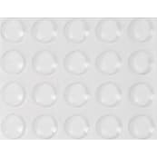 Накладки антиуд. Standers 8 мм ПВХ цвет прозр., 24 шт. 957877