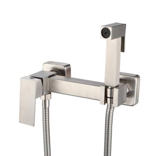 Гигиенический душ со смесителем РМС SUS129-6-2 Нержавеющая сталь