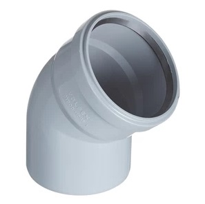 ОТВОД    110 мм , 45 град. ПВХ VALFEX