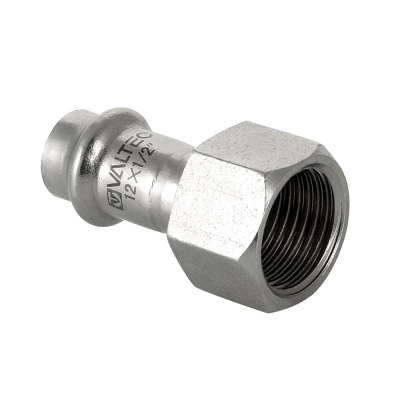 Соединитель 12х1/2" вн. рез. VALTEC нерж. сталь