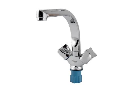 RUSANT PC-К 474-86 Смеситель для кухни, кран-букса 1/2, латунь, хром, гайка