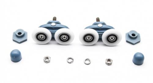 Ролики DC1011 Ø 25 мм, с эксцентриком, двойные для душевой кабины (8 штук)