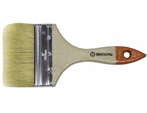 Кисть СТАНДАРТ 100 мм 4'' натуральная щетина Вихрь