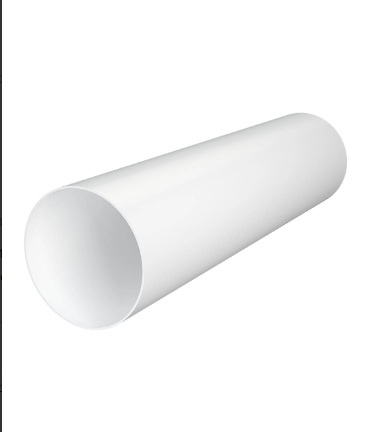 Воздуховод ВП D125 L2м пластик ERA