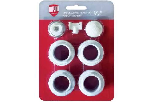 Набор для радиатора Royal Thermo 1”х 1/2" белый