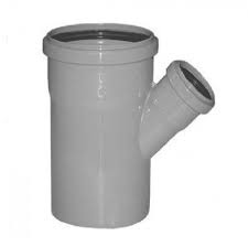 ТРОЙНИК    110 - 50 мм - 45 град., ПВХ Ostendorf