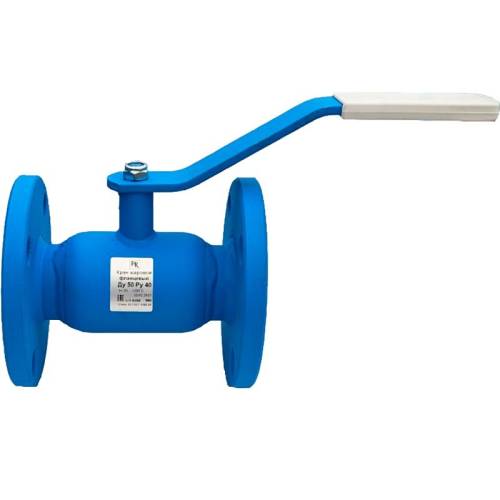 Кран стальной шар. DN 65/50 PN16 фланцевый 200мм PR