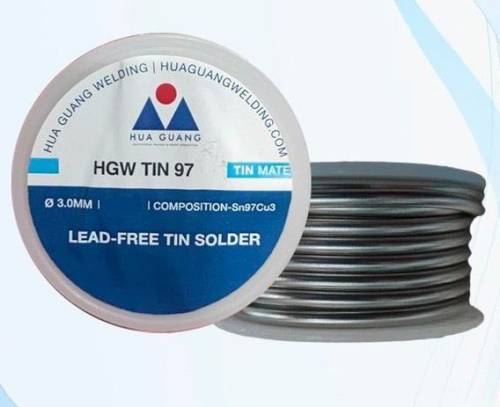 Припой Мягкий №3 Sn97Cu3, (3.0мм) катушка 250г. HGW TIN 97  Sanha\Filder