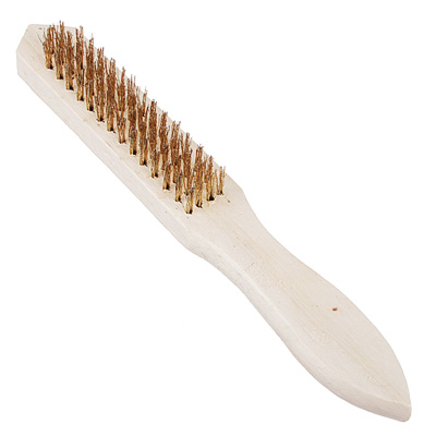 FALCO Щетка металл. с дерев. ручкой, 4-х рядная