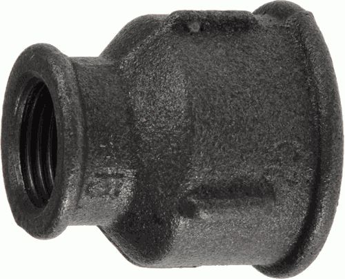 Муфта  чуг. перех. Ду32 х Ду25 (черн.) (ЖЦ)