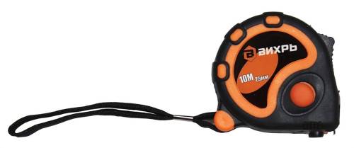 Рулетка 10м (25мм) ВИХРЬ
