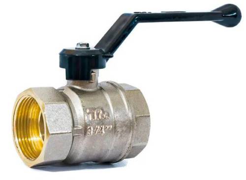 Кран шар. 3/4" г-г  рычаг, лат. ник.  TeRma NEOS 32021