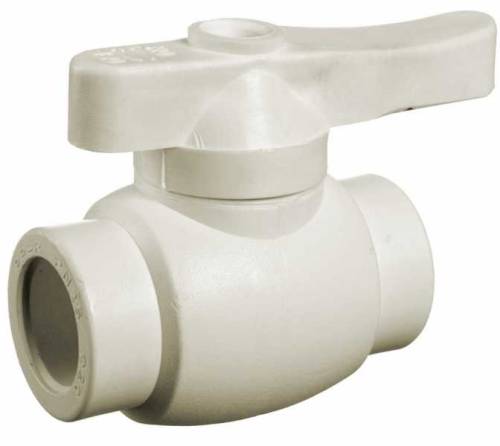 Кран шаровый 32мм КРОСС, ПП (ЖЦ)