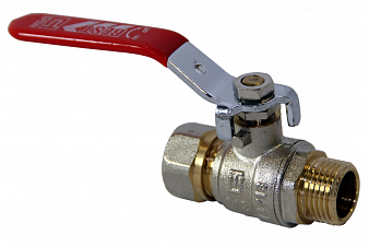 -- Кран шар. цанговый под МП трубу 1/2" х 16 ш/ц, рычаг, Best, CK,