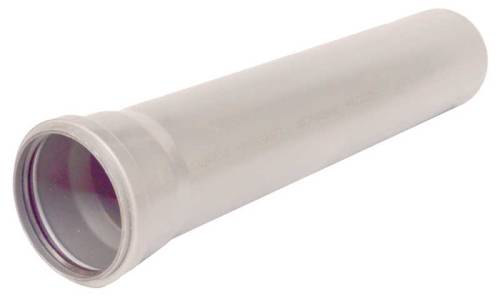 ТРУБА    110* 3.4 - 1.0 м, ПВХ Комфорт Плюс СИНИКОН (белая)