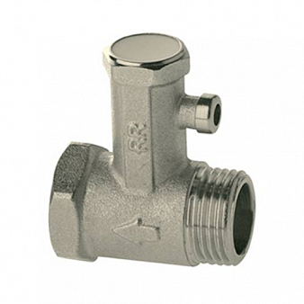 REMER Клапан предохр. 8 бар. 1/2" г - ш,  для водонагревателей лат. ник. 