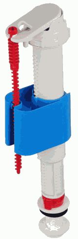 Клапан наливной 1/2", нижняя подводка, резьба пластик Ани Пласт