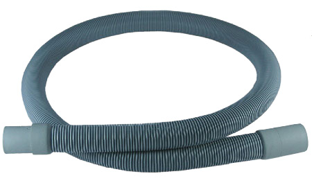 Шланг сливной,  2.5 м "TUBOFLEX" для стиральной и посудомоечной машины,  пакет