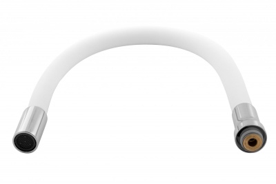 Излив для кухни гибкий белый №5 Г139