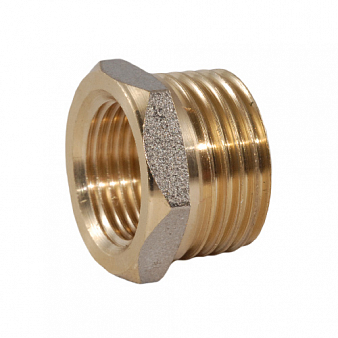 Футорка 1/2" х 1", латунь.