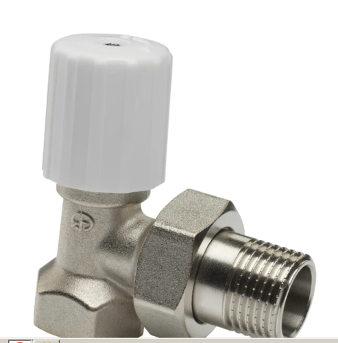 Клапан угловой 1/2" регулирующий с америнкой, специальн.